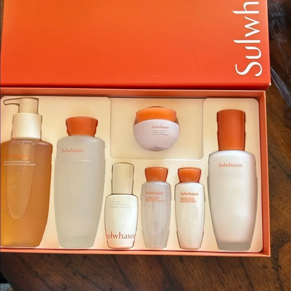 NEW Sulwhasoo Moisturizing Rejuvenating Skin Soothing 7-piece Full size
